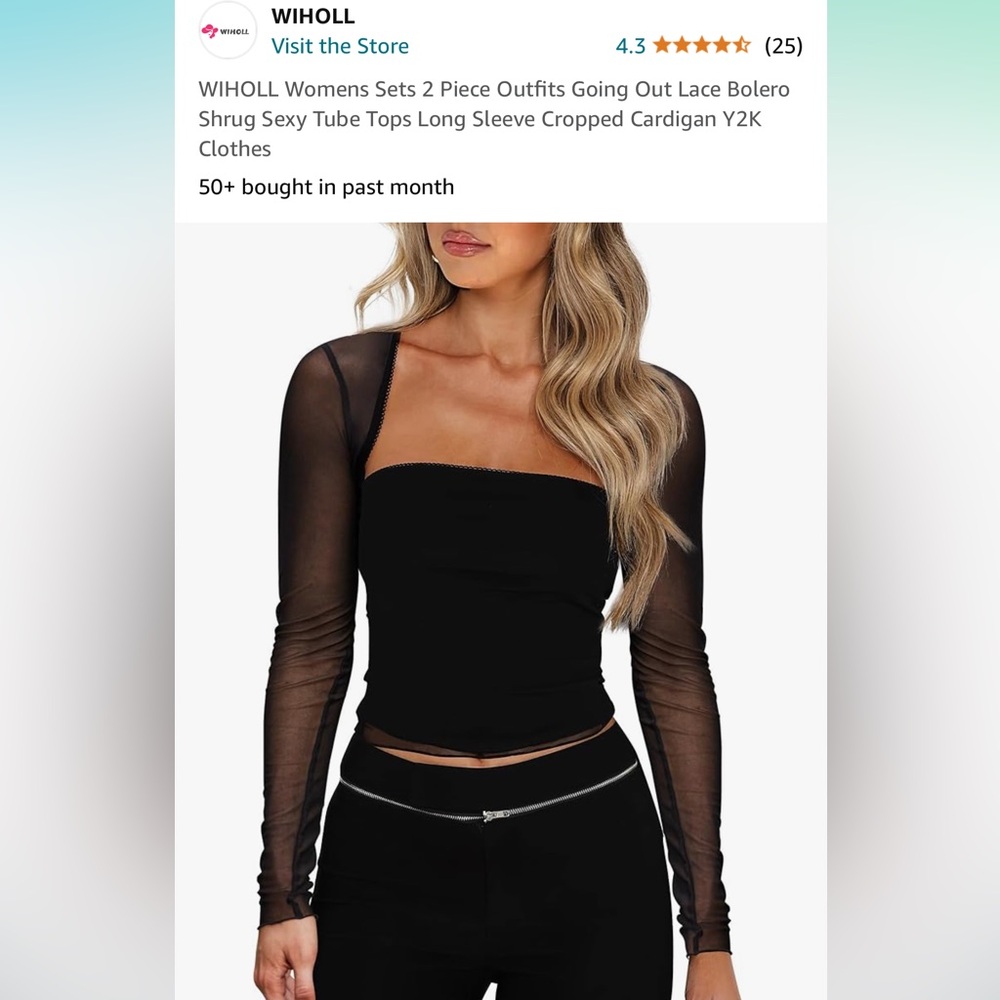 2 piece mesh going out top